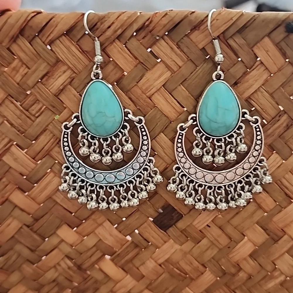 BOHEMIAN Blue Tribal Simulated Turquoise EP